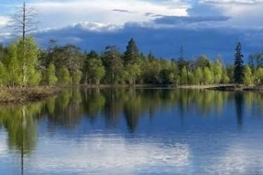 Зеркальная гладь карельского озёра